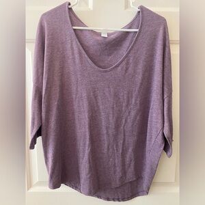 Purple Long Sleeve Shirt
